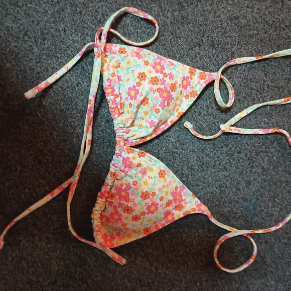 Floral Bikini Set with Golden accents | Size Small - Picture 1 of 2